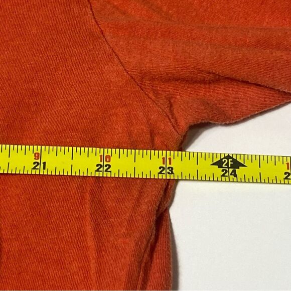 Polo Ralph Lauren Orange Long Sleeve Crewneck Tee Shirt Men's Size XL - Picture 7 of 12